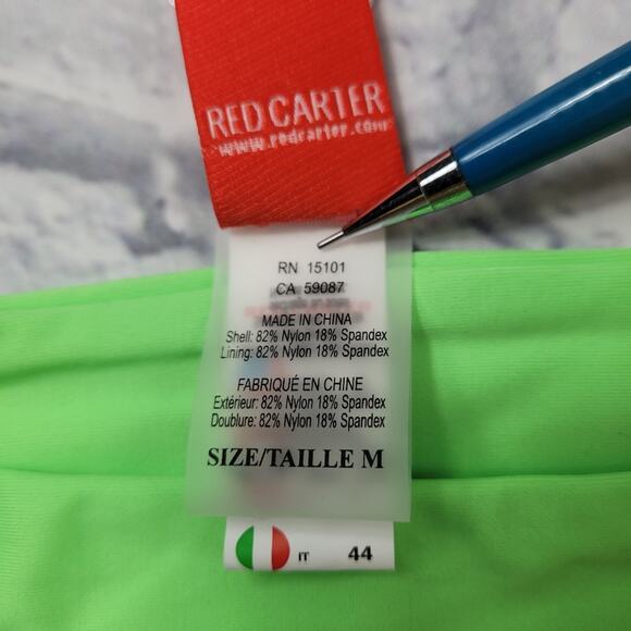 Red Carter Chain Side Bikini Bottom size Medium - Picture 13 of 14